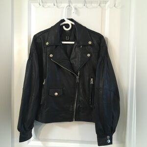 Forever 21 Black Faux Leather Moto Jacket